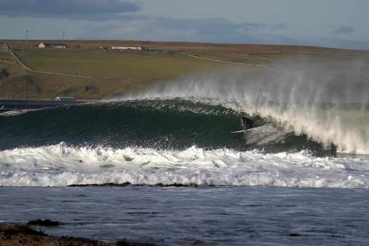 Thurso East: the ultimate Scottish wave | Photo: SSF