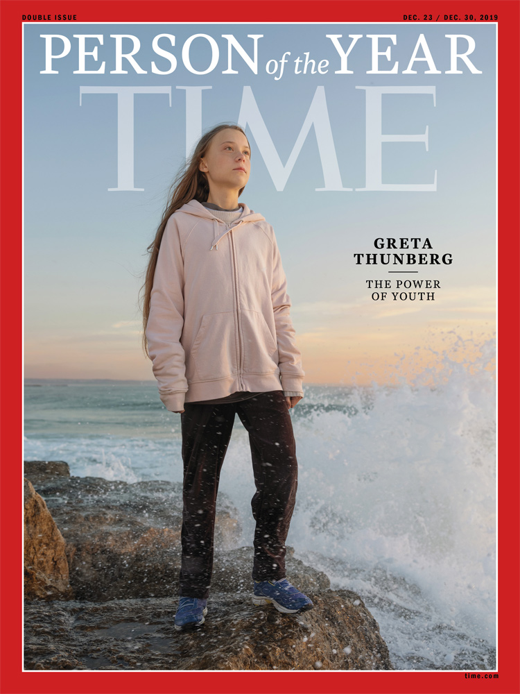 Time Magazine: Greta Thunberg is the Person of the Year 2019 | Photo: Time