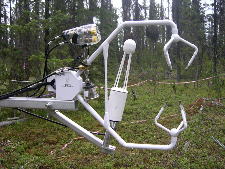 Ultrasonic anemometer: it uses sound waves to measure wind speed | Photo: Creative Commons