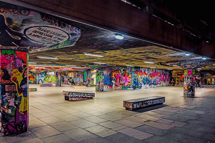 Southbank Skatepark: the spot where Tim Baxter used to ride before he was brutally murdered | Photo: Nadrilyanski/Creative Commons