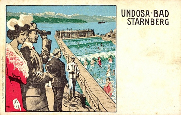 Undosa Starnberg, Germany: the first-ever public wave pool facility opened in 1905