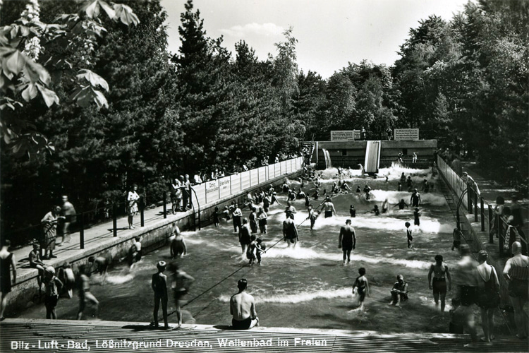 Bilzbad: the Undosa wave pool built in 1912 in Radebeul, Germany | Photo: Creative Commons