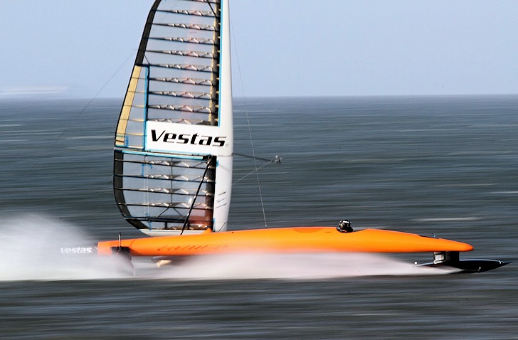 Vestas Sailrocket 2: hitting 65.45 knots