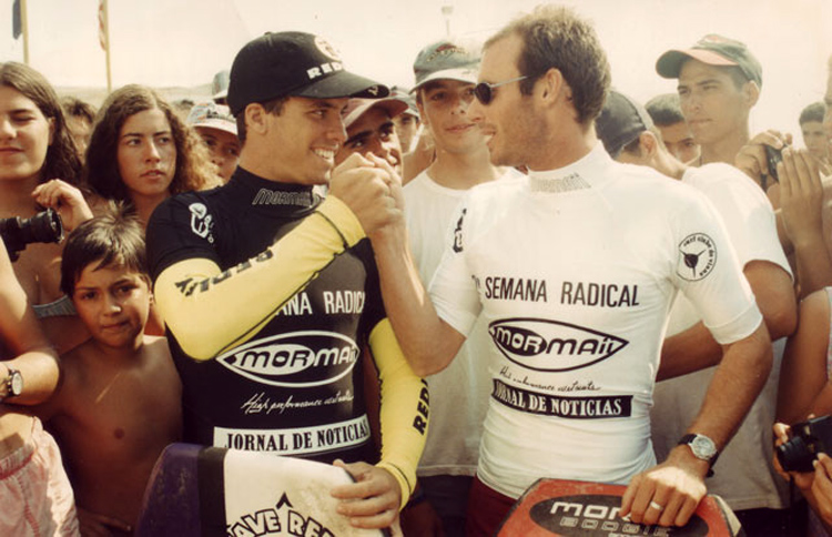 Viana do Castelo, 1995: Guilherme Tâmega greets his opponent | Photo: SCV