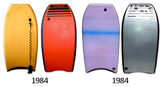 Details about   vintage original BZ Royal Hawaiian bodyboard boogie board GEM RARE COND 