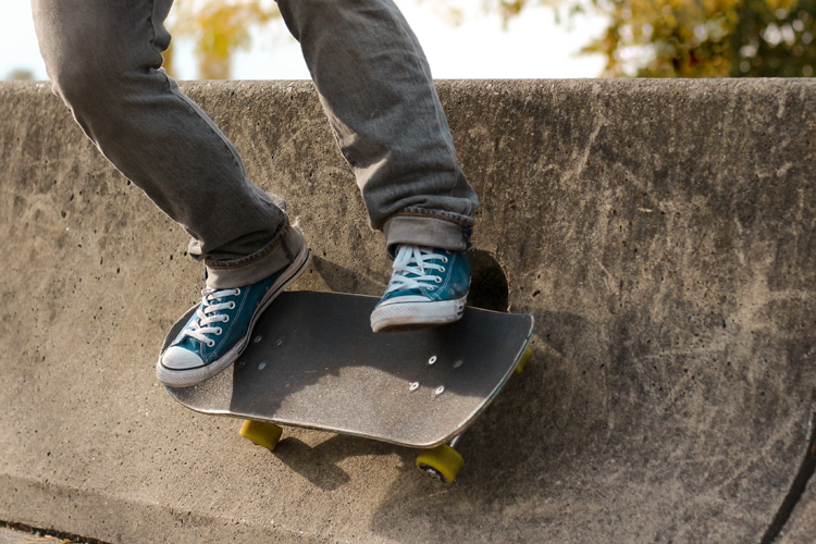 Wallride: a different and intimidating skateboarding maneuver | Photo: Shutterstock