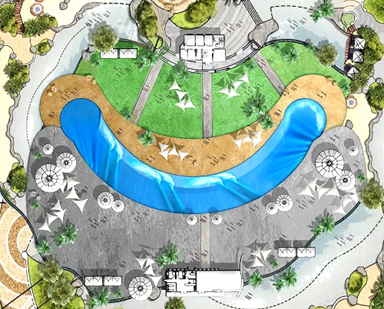 Webber Wave Pools: the future artificial wave inspired by the wake of river boats