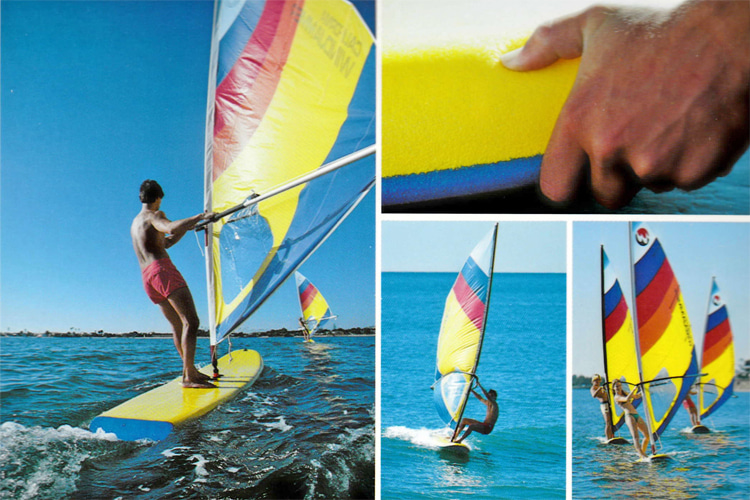Windjammer: the world's first soft sailboard by Morey Boogie