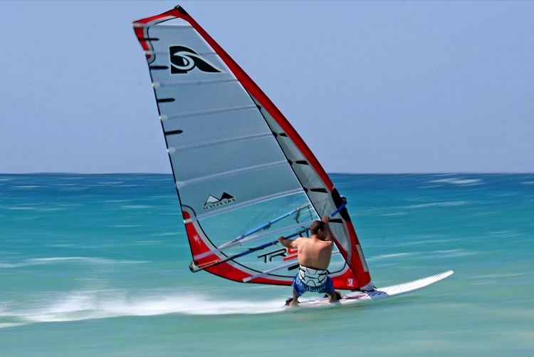 Planing in windsurfing: like flying above water