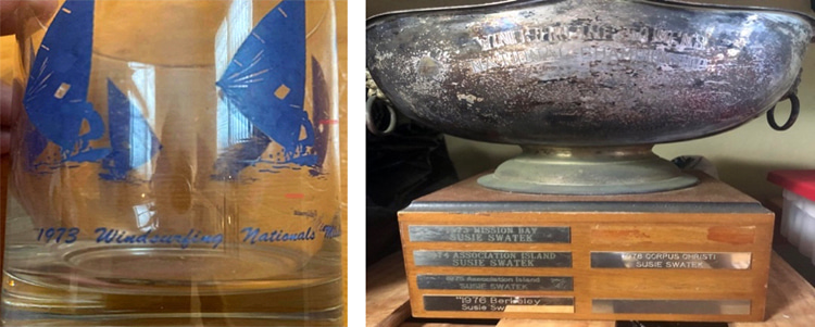 1973 Windsurfer US National Championships Trophies