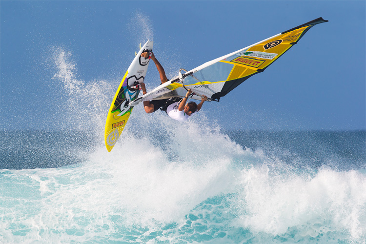 Windsurfing: staying fit is never easy | Photo: Carter/PWA