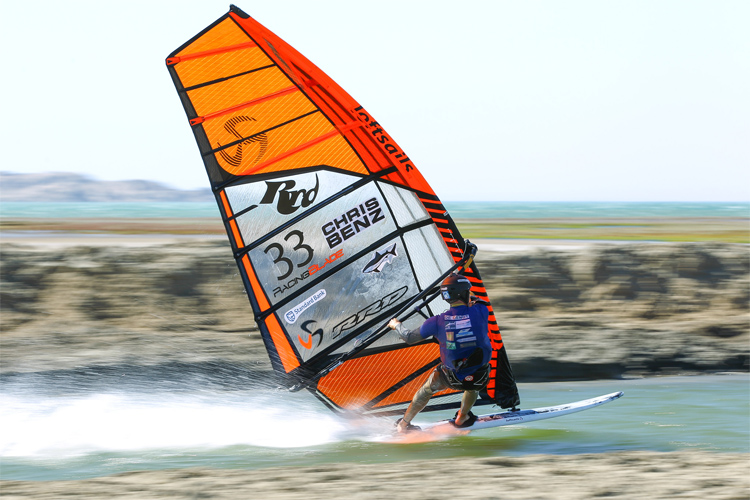 Monofilm windsurfing sails: built for speed | Photo: Luderitz Speed Challenge