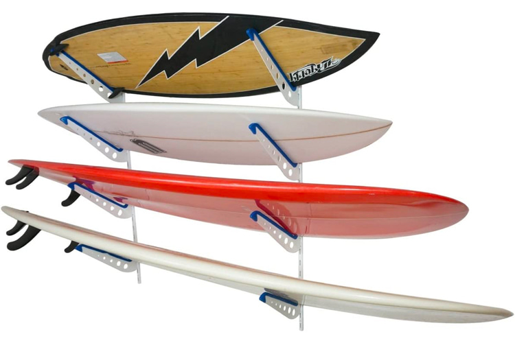 Metal Surfboard Wall Rack