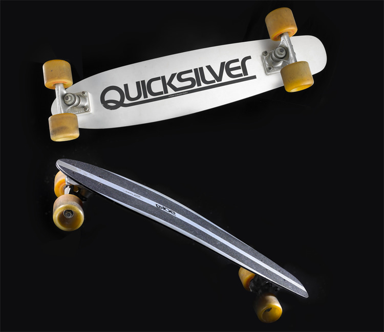 Powell Quicksilver: the skateboard designed by George Powell and used by Stacy Peralta